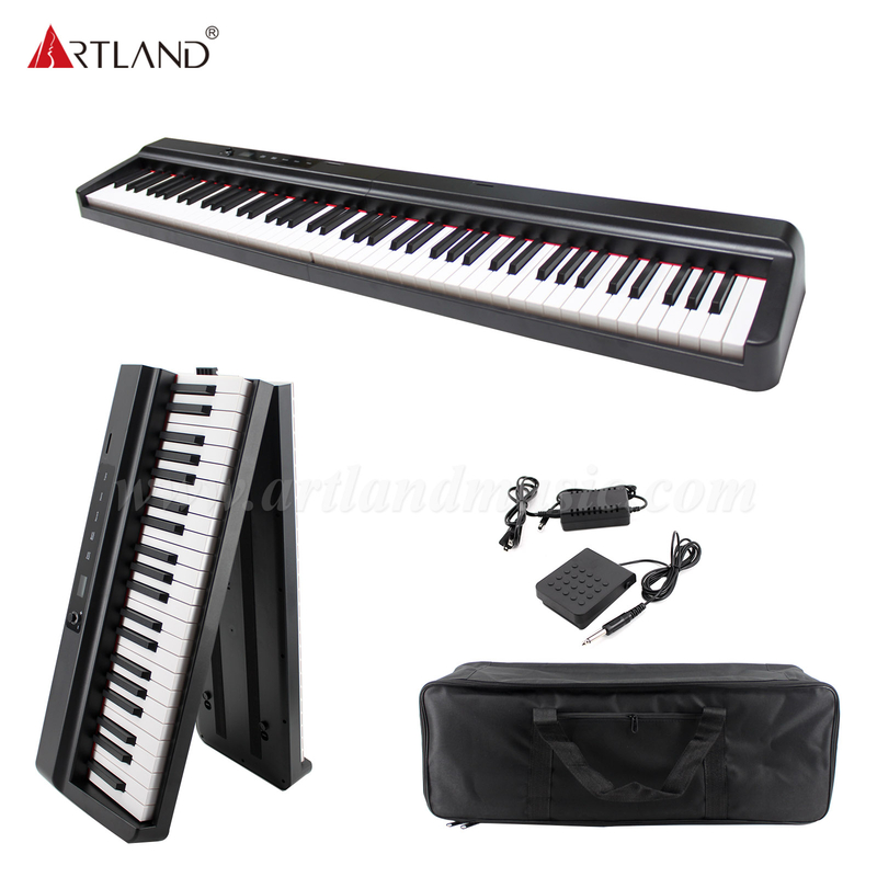 Faltbares Digitalpiano mit 88 Tasten, tragbares Bluetooth-E-Piano (ABX15S-88)