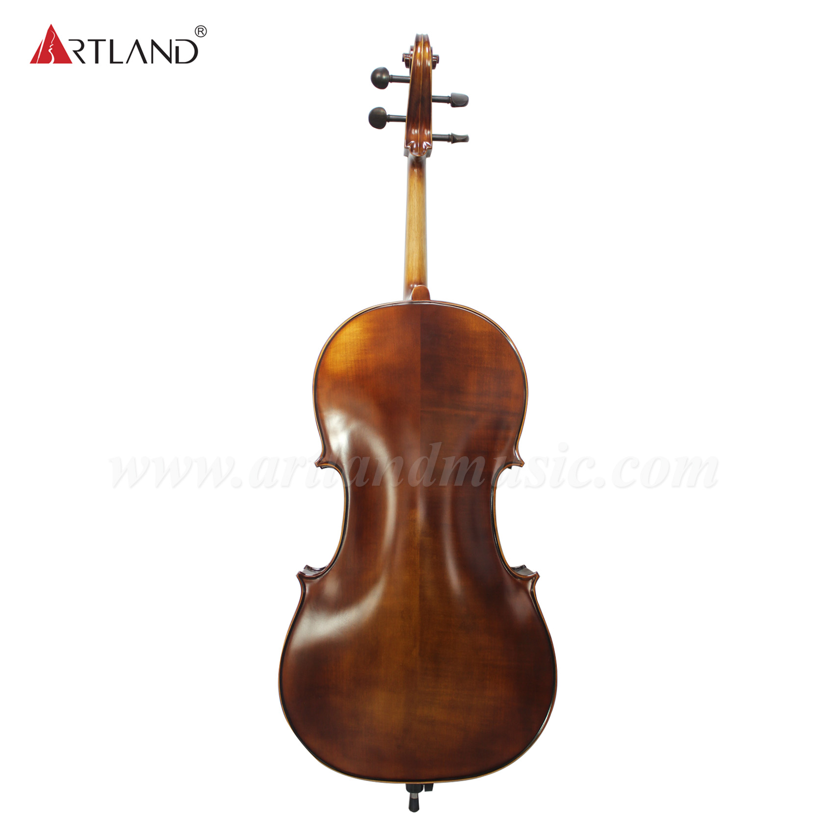  Hochwertiges Cello allgemeiner Güteklasse mit Ebenholz-Befestigungslack, handgeriebener Beize (GC104H)