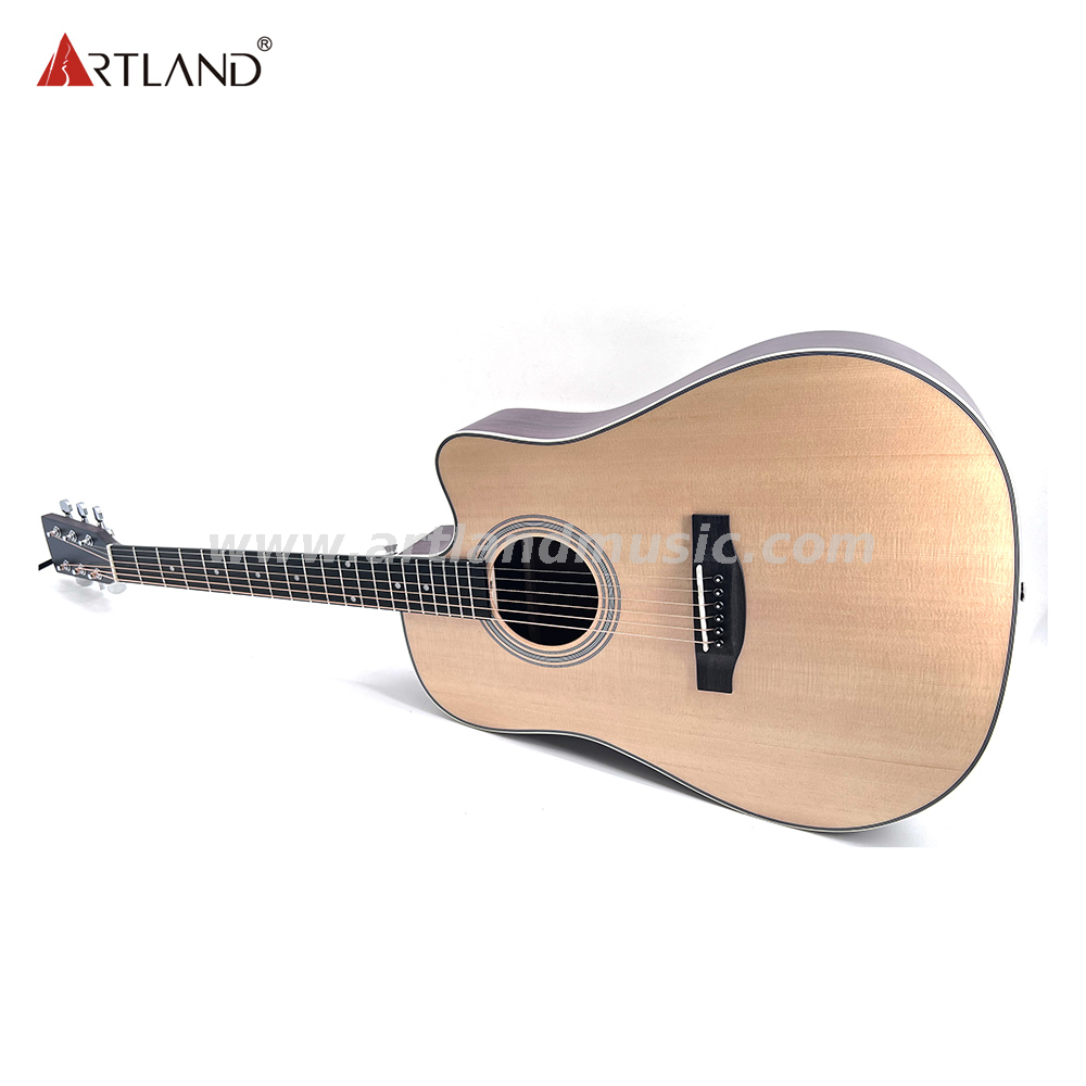 Akustische Gitarre mit massiver Fichtendecke, Boden und Zarge aus laminiertem Palisander (AG4219C)