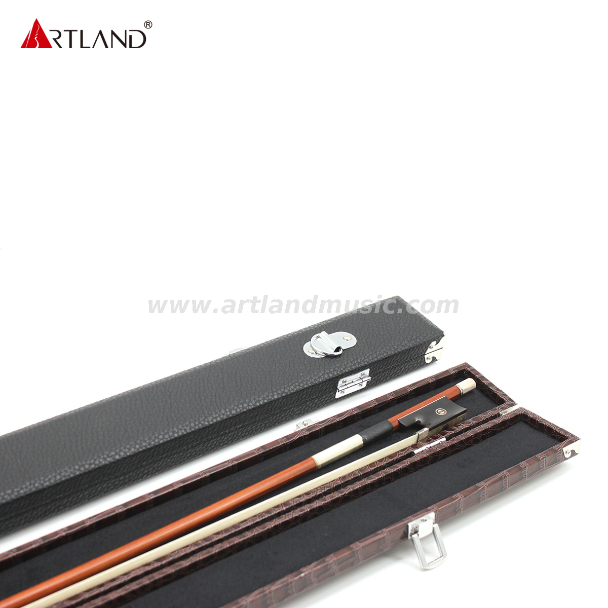 Artland Single Bow -Fall für Violin -Viola -Cello -Bogen mit Vinyl Coved Exterior (BWC801)