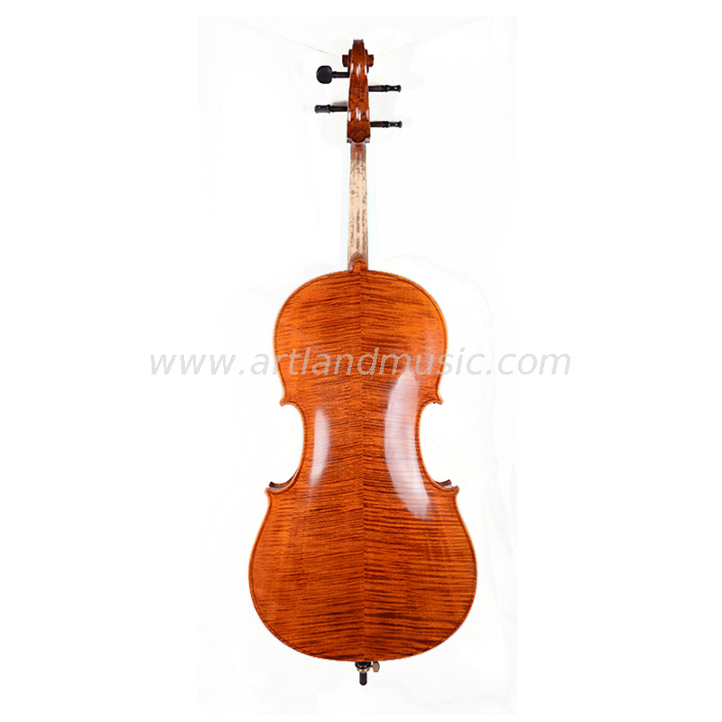 Hochwertiges handgefertigtes Cello mit schöner Flamme (AC500)