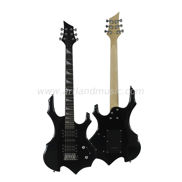 E-Gitarrenlieferant E-Gitarre (EG021) Schwarzer Hochglanzlack