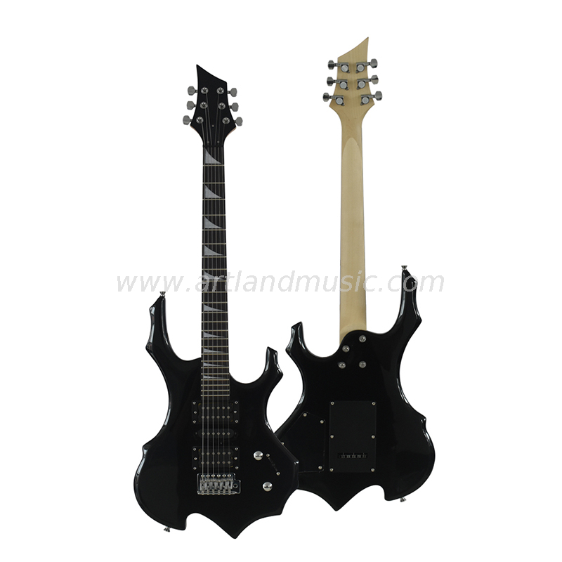 E-Gitarrenlieferant E-Gitarre (EG021) Schwarzer Hochglanzlack