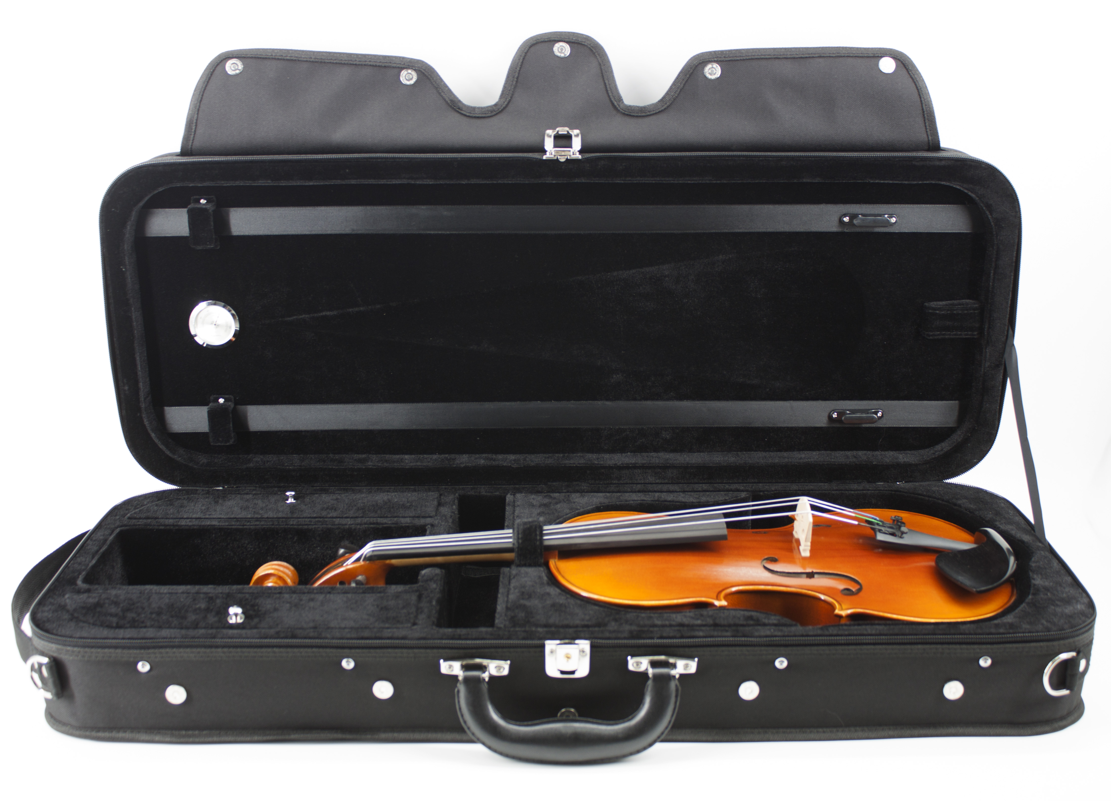 Schwarzer, geschäumter Bratschenkoffer (SAC102)