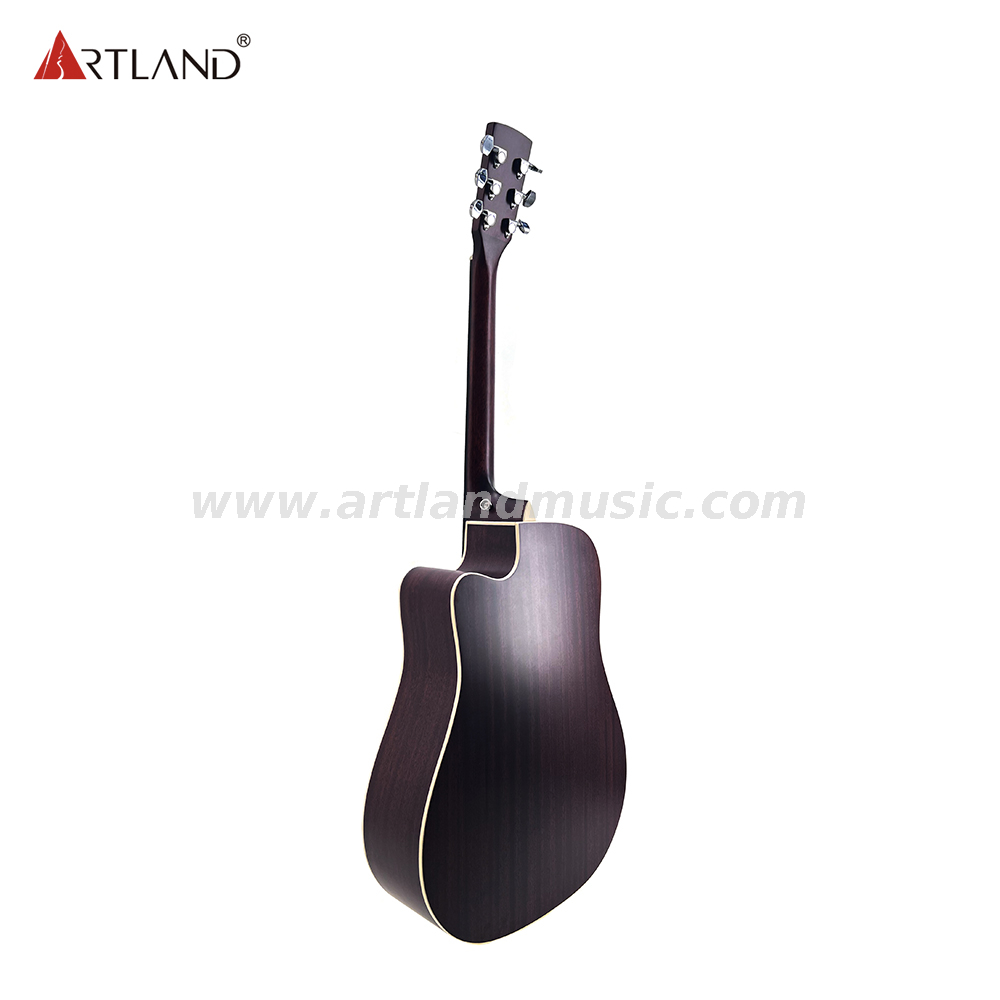 Akustische Gitarre mit massiver Fichtendecke, Boden und Zarge aus laminiertem Palisander (AG4219C)