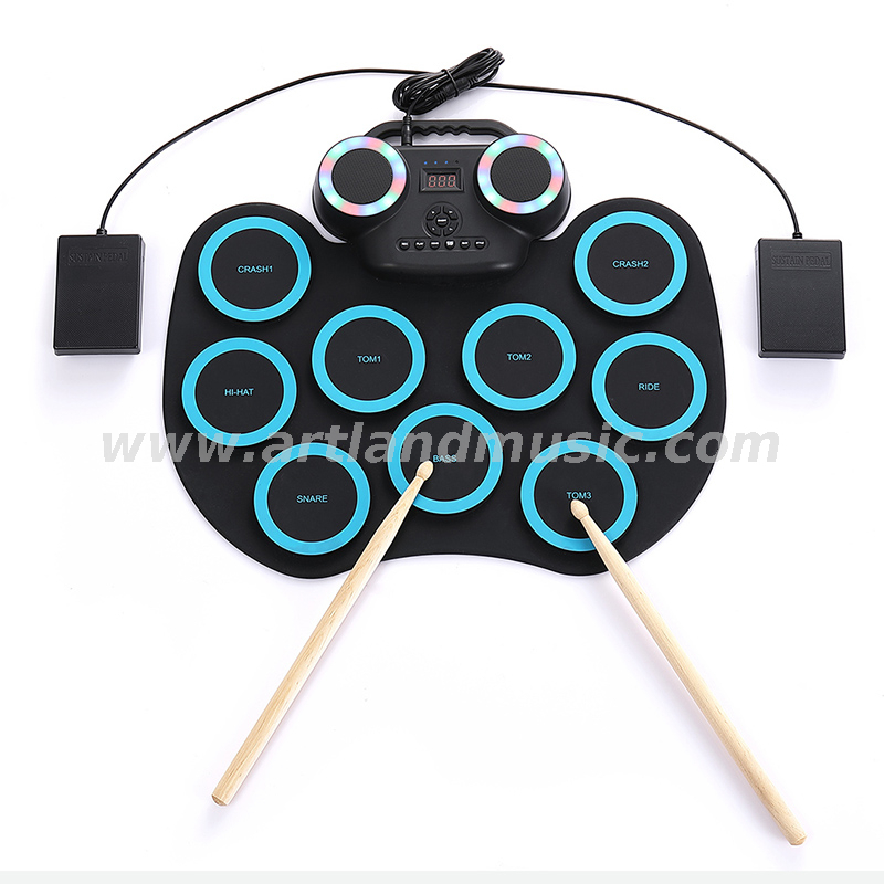 Percussion Hand Roll-up, faltbares elektronisches Digital-Drum-Kit (ADD-601)