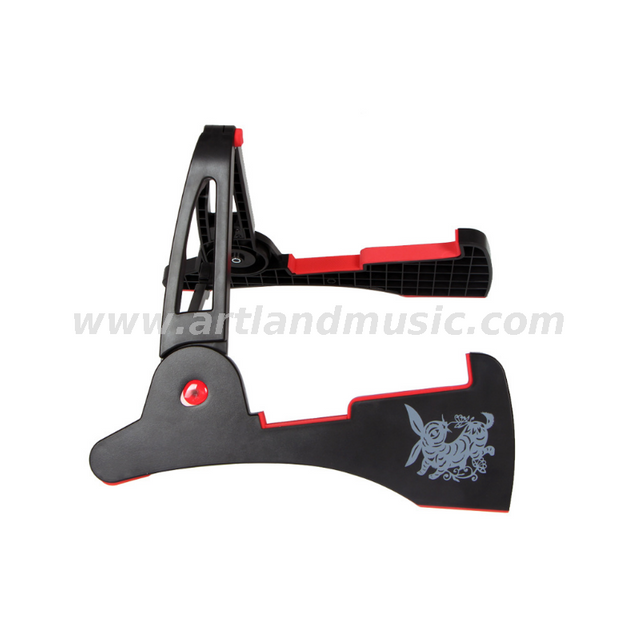 Faltbarer Gitarrenständer, Folk-Ballade, klassische Ukulele, Violine, Instrumentenzubehör, Gitarren-Werkzeuge (AGS-30)