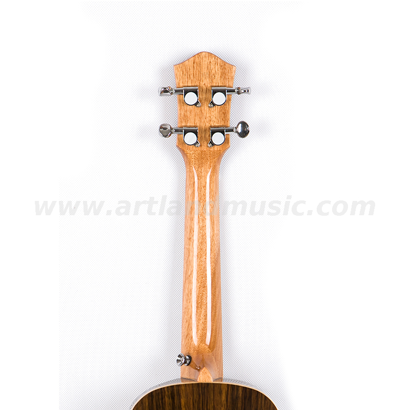Ukulele 24' Naturfarben Großhandel (UKC432) Glanzfinish