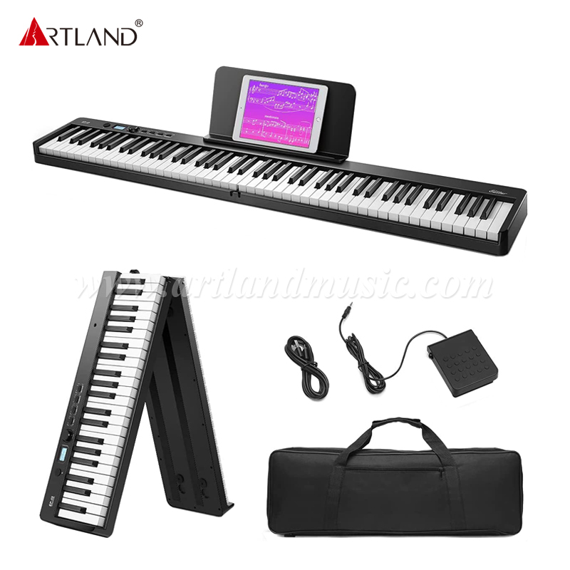 Faltbares Digitalpiano mit 88 Tasten, tragbares Bluetooth-E-Piano (ABX20-88)