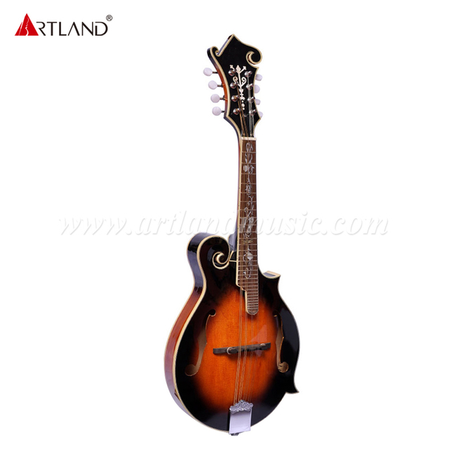 Massive Fichtendecke Sunburst Mandoline (AM-F90B)