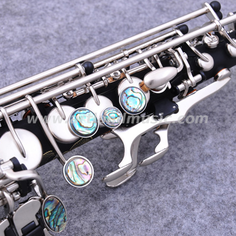 Schwarzes Bb-Sopransaxophon in Meisterqualität (ASS6508)
