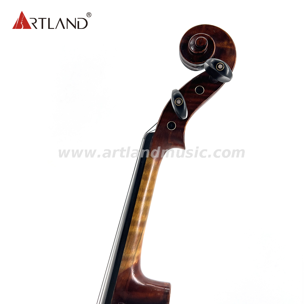 Handgefertigte Violinen mit antikem Spirituslack und schöner Flamme (AV55S)