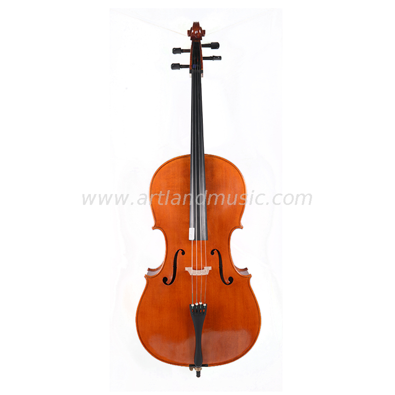 Hochwertiges handgefertigtes Cello mit schöner Flamme (AC500)