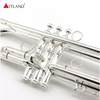 Professionelles Blechblasinstrument, versilberte Trompete mit Koffer (ATR8335)
