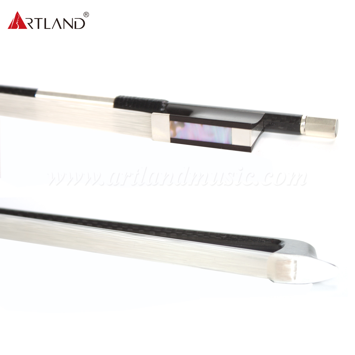 Synthetisches Geigenbogenhaar, buntes Karbonfaser-Rotgitter (NB970C)