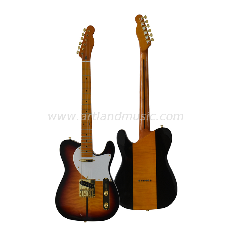E-Gitarre (EG006) Hochwertiges Braun