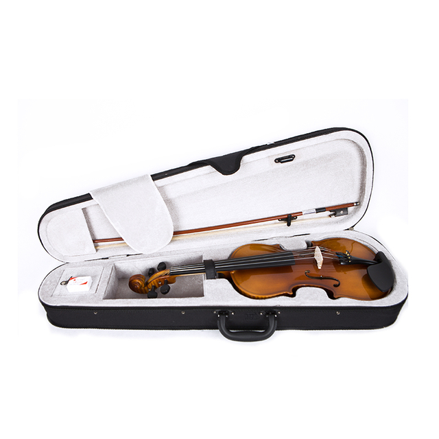 Sperrholzvioline mit Flamme auf Boden und Seite (GV101F)