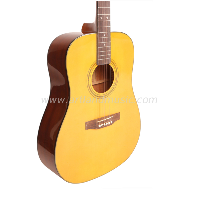 Akustische Gitarre mit Fichtendecke und Sapele-Rückseite (AG4113)