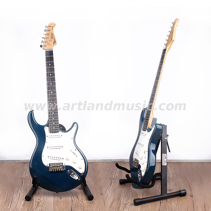 Gitarren-Klappständer in A-Form, vertikaler Ständer für Folk-E-Gitarre (AGS-40b)