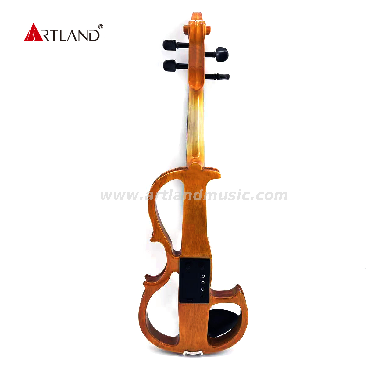 Elektrische Violine mit festem Körper, Koffer, Kopfhörer und Bogen (EV002)