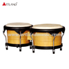 Gewellter schwarzer Stretchring-Schweißsitz Bongo-Trommel (AWB0709N-B)