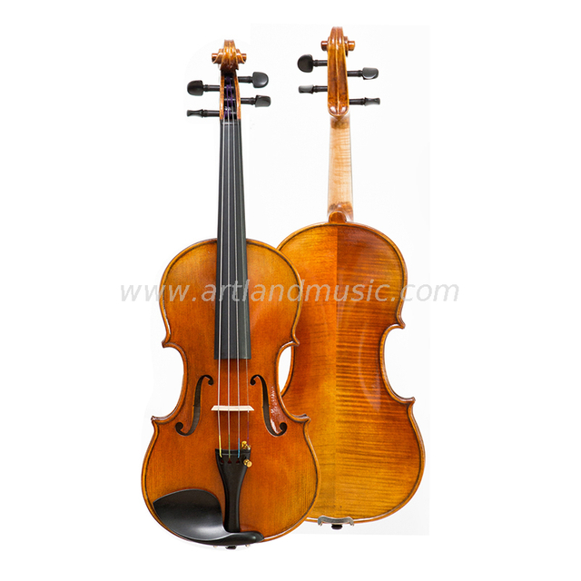 Einteiliger Boden, handgefertigt, hochwertige Violine (AVA110S)