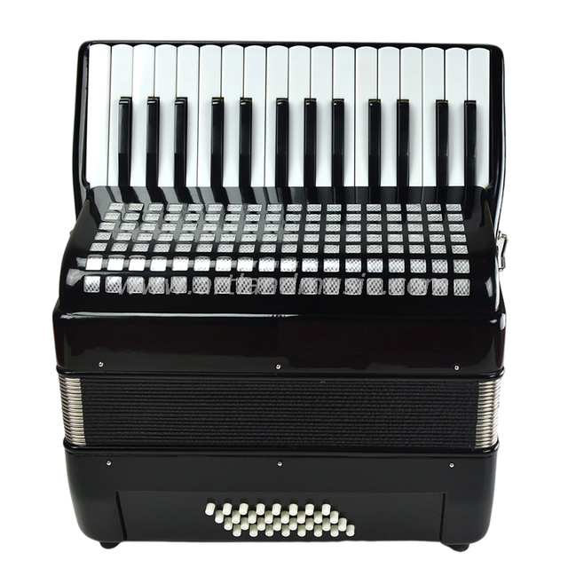 30 Tasten 32 Bass Pinao Accrodion Schwarz (AT3032-A)