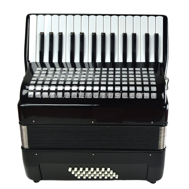 30 Tasten 32 Bass Pinao Accrodion Schwarz (AT3032-A)