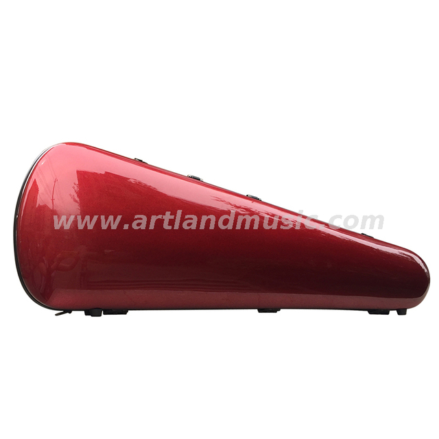 Dreieckiger Fiberglas-Geigenkasten (SVC302F), Rot