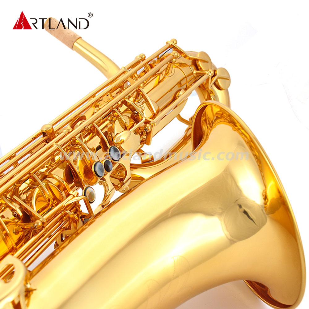 Professionelles Baritonsaxophon in Es-Tonart mit goldenem Lackfinish (ABS5506)