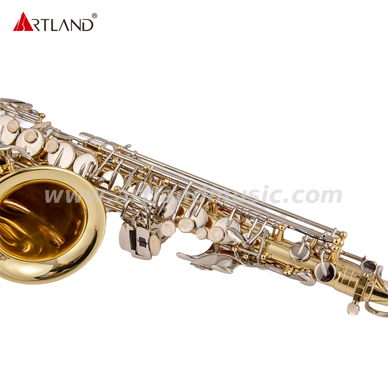 Altsaxophon-Glodlack mit Nickelschlüssel (AAS3506G)
