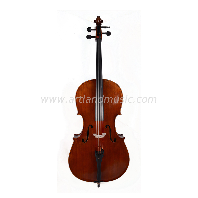 Hochwertiges handgefertigtes Cello mit schöner Flamme (AC500)