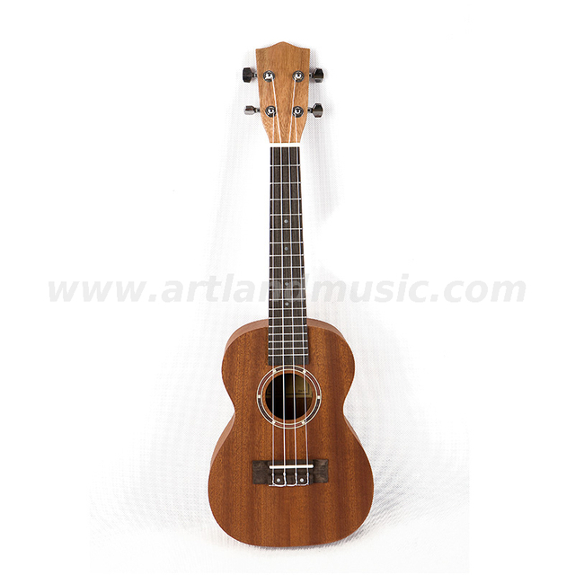 Sperrholz-Ukulele 24' Naturfarbe Großhandel (UKC500)