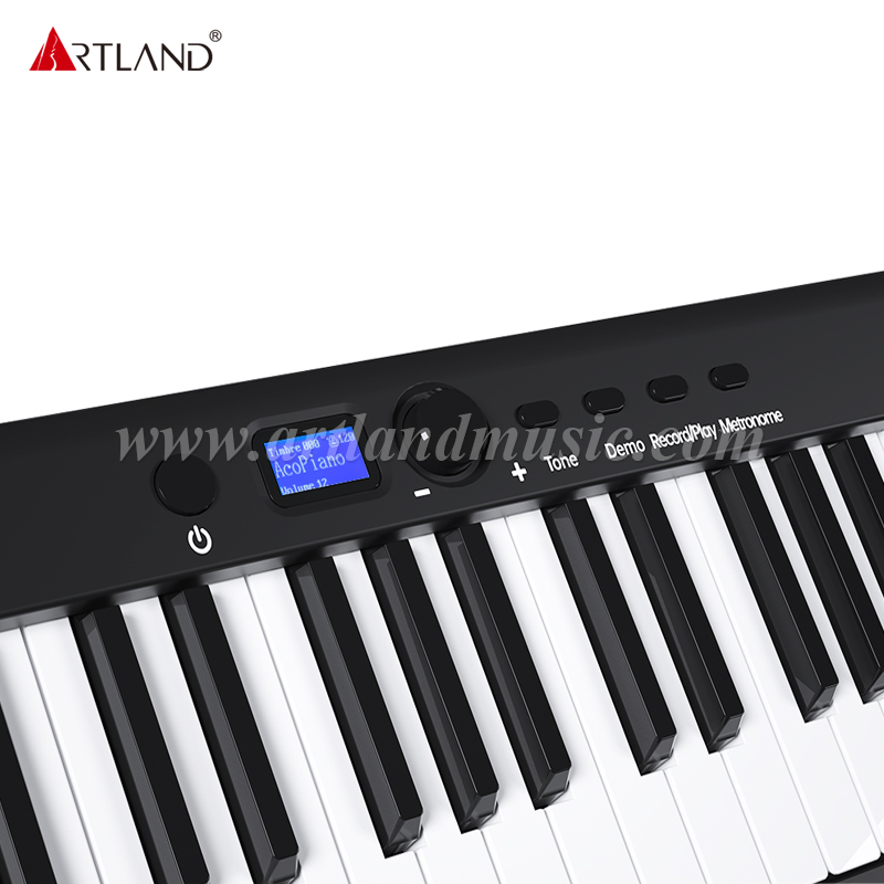 Faltbares Digitalpiano mit 88 Tasten, tragbares Bluetooth-E-Piano (ABX20-88)
