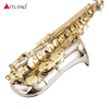 Altsaxophon mit Nickeloberfläche und goldener Klappe (AAS5505NL)