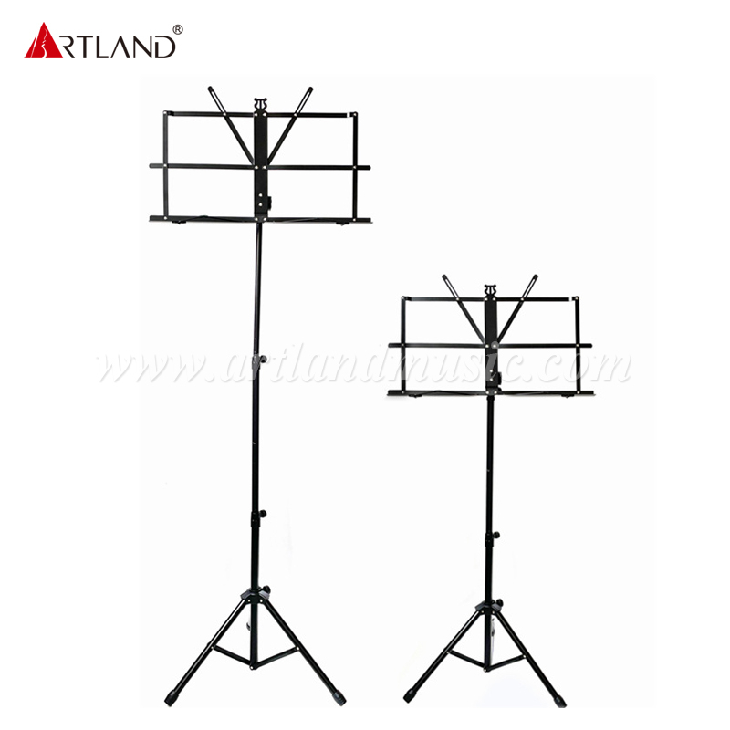 Kleiner Notenständer mit Metallverbindung und größerem Rohr (MS-003)