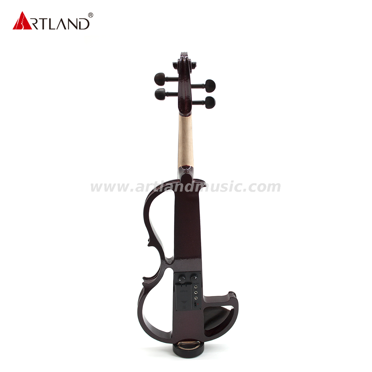 Elektrische Violine aus Lindenholz in mehreren Farben mit farblich abgestimmtem Bogen (EV003)