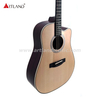 Akustische Gitarre mit massiver Fichtendecke, Boden und Zarge aus laminiertem Palisander (AG4219C)