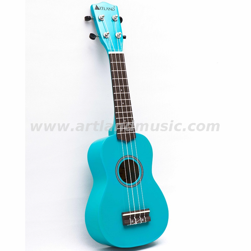 Bunte Ukulele mit 4 Saiten (UKS200) – Blau