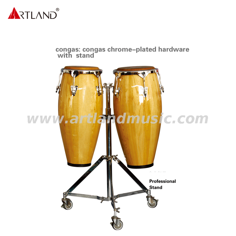Congas verchromte Hardware mit Ständer