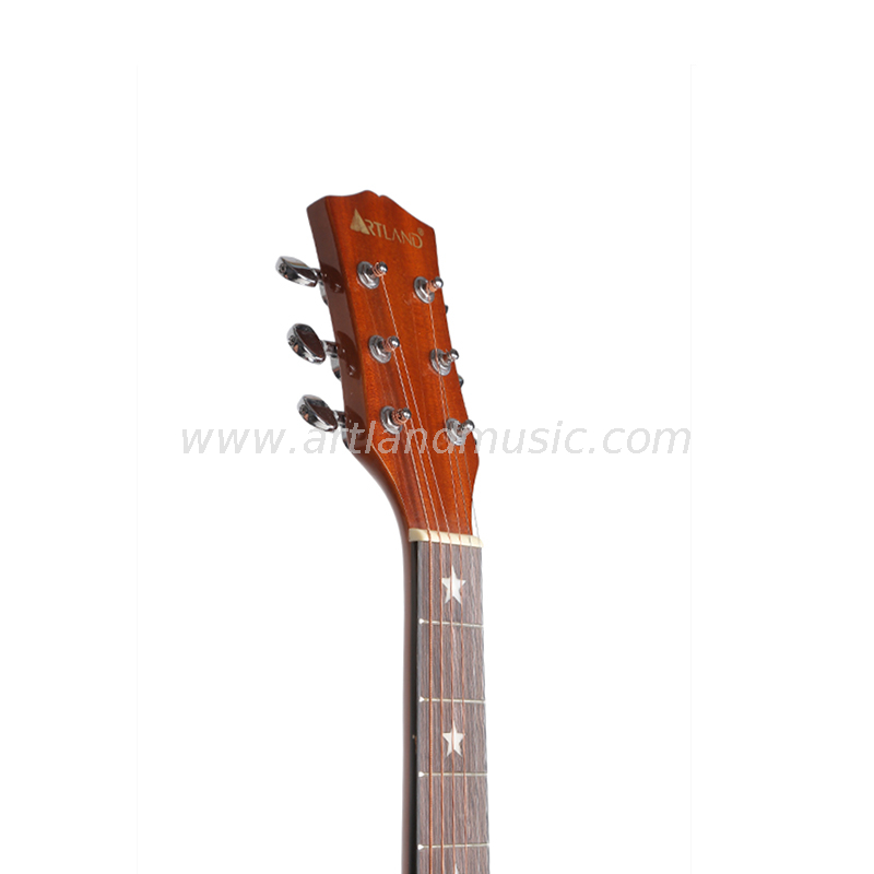 Akustische Gitarre mit Fichtendecke und Sapele-Rückseite (AG4113)