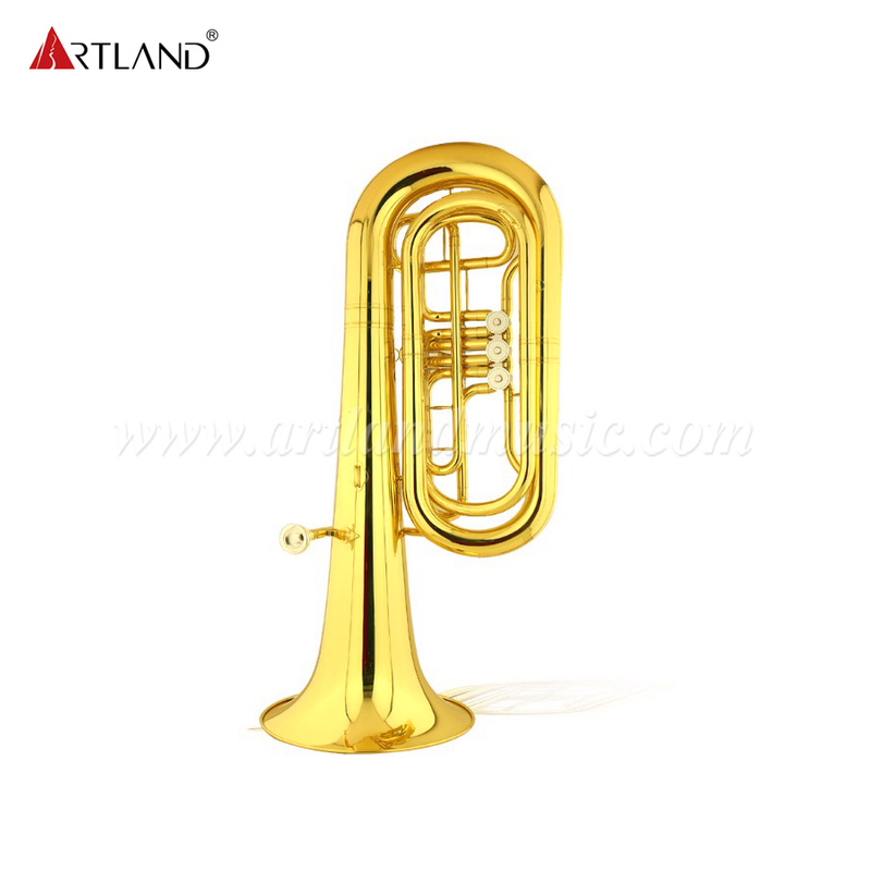 Goldlack-Tuba mit drei flachen Klappen (ATB300)