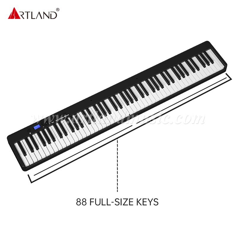 Faltbares Digitalpiano mit 88 Tasten, tragbares Bluetooth-E-Piano (ABX20-88)