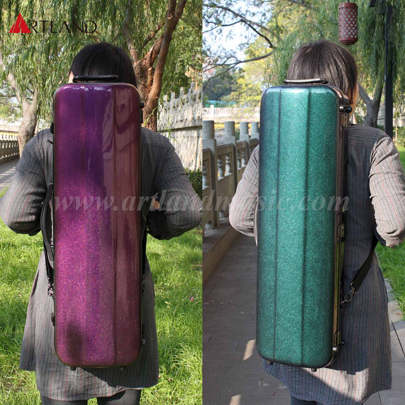 Geigenkasten mit Farbverlauf (SVC503C)