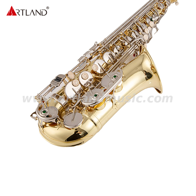 Altsaxophon-Glodlack mit Nickelschlüssel (AAS3506G)