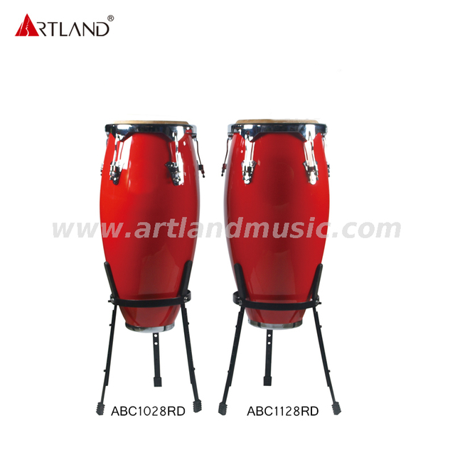 Artland Percussion Congas Set mit Hardware-Ständer ABC1028RD