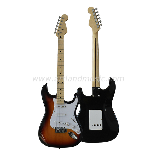 Günstige E-Gitarre aus Bassholz im ST-Stil (EG002)